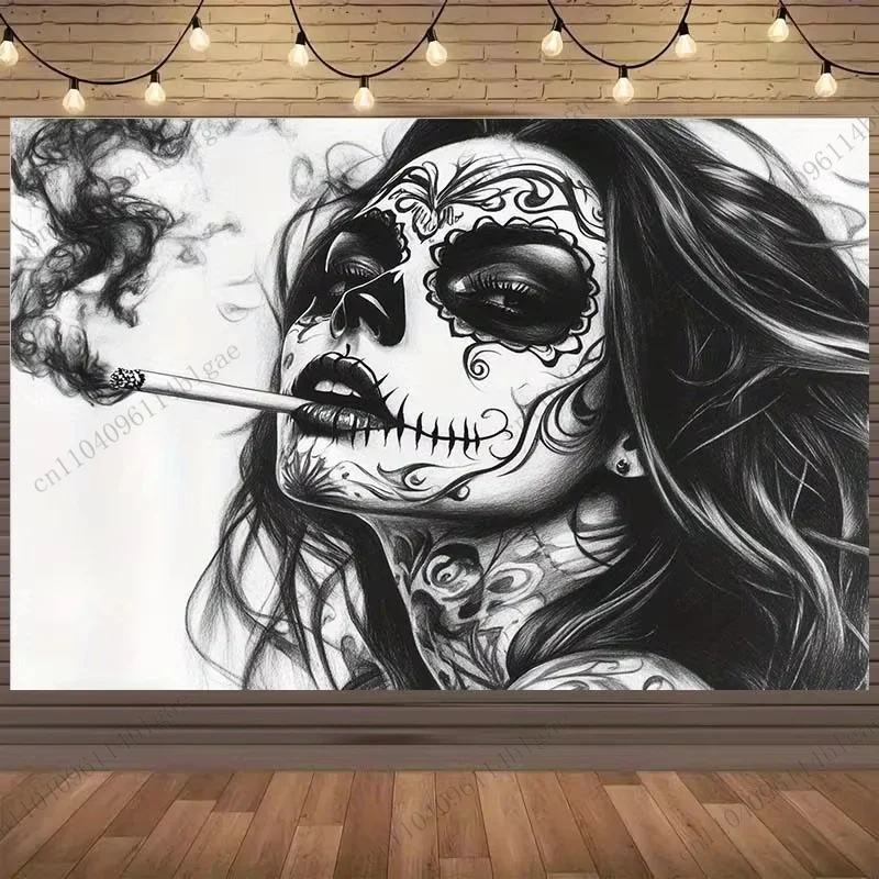 Personalized Living Room Decor Anime Tapestry Wall Tapestry Unique Artistic Taste Shooting Prop Wall