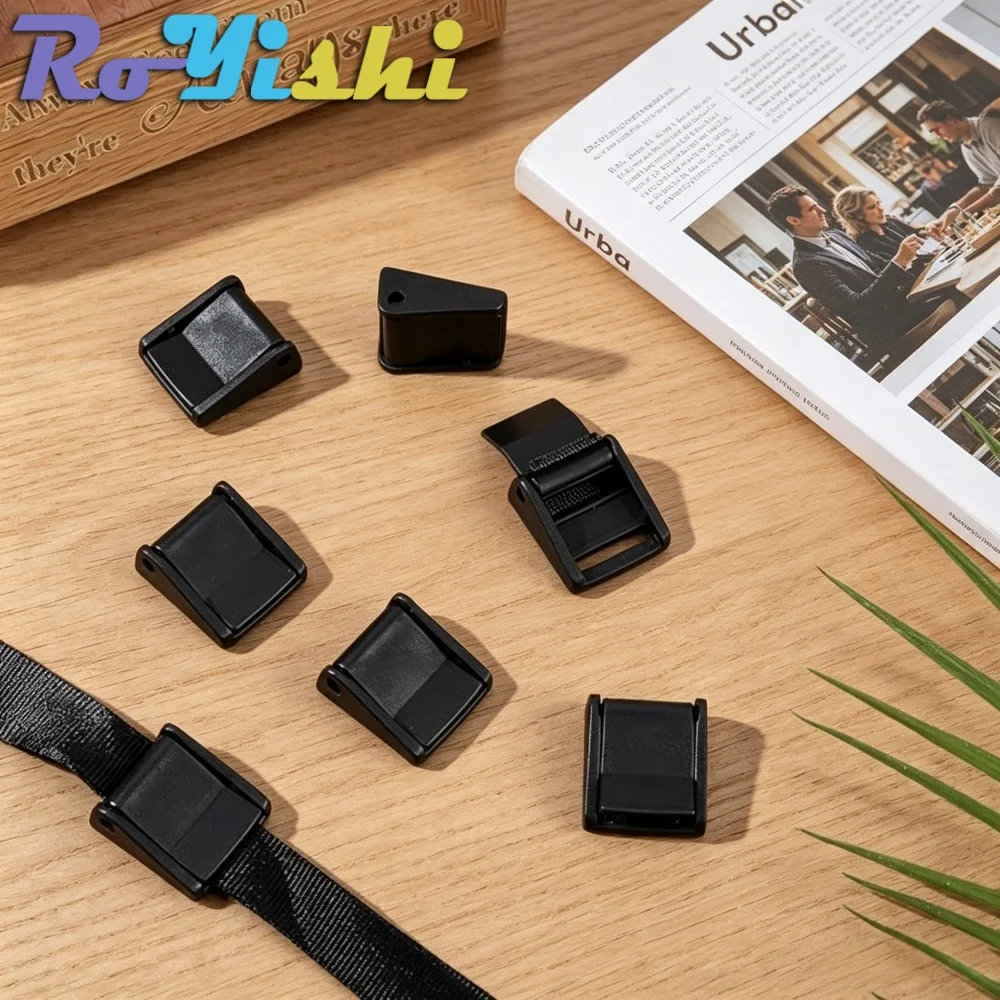 15-50mm Plastic Cam Buckle Webbing Adjuster Clip Strap Fastener for Pet Vest Backpack Luggage Car Roof Bag DIY Craft Accessories view 4