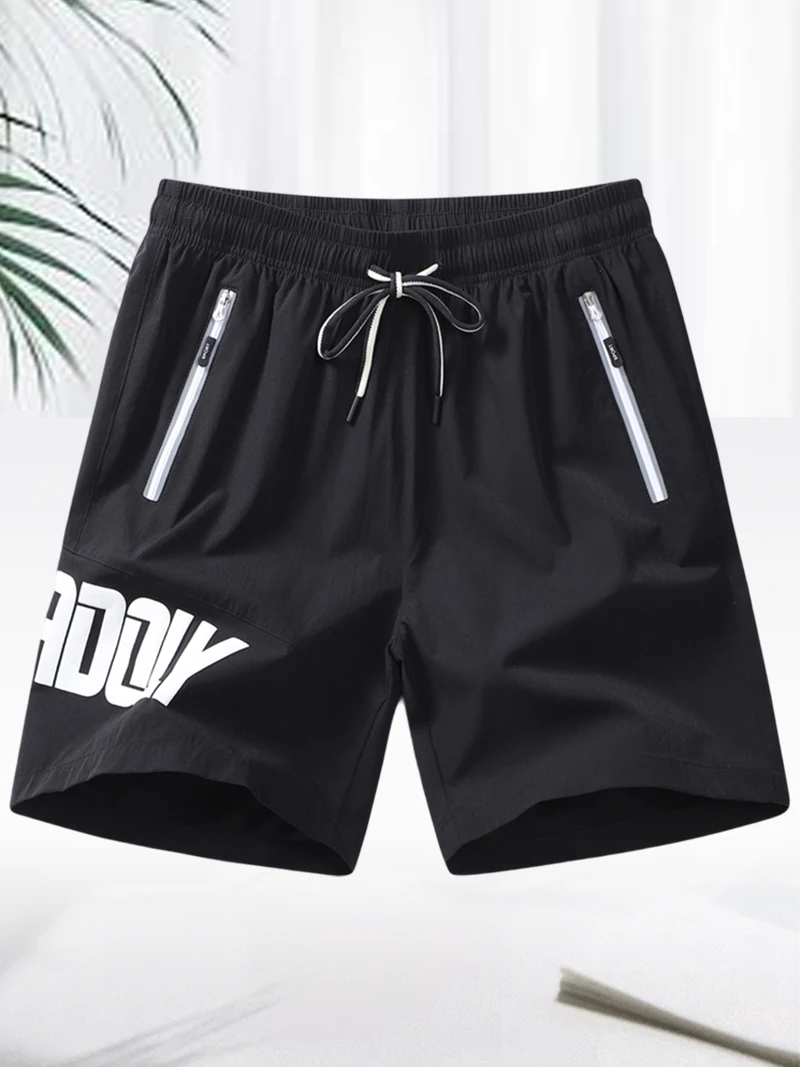 سريعة الجافة السراويل الرجال رياضة الرباط تشغيل السراويل رقيقة تنفس تمتد عداء ببطء السراويل الرجال Sweatpants الصيف سستة جيوب #4