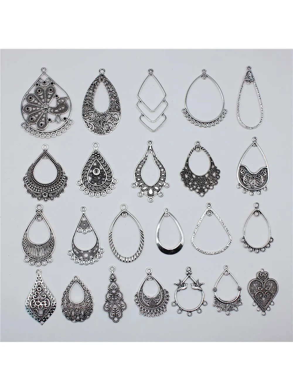 10 sztuk złącze kolczyka do tworzenia kolczyków kolczyk kropelka złącze Charms Diy biżuteria kolczyk Charms ustalenia akcesoria — zdjęcie 2