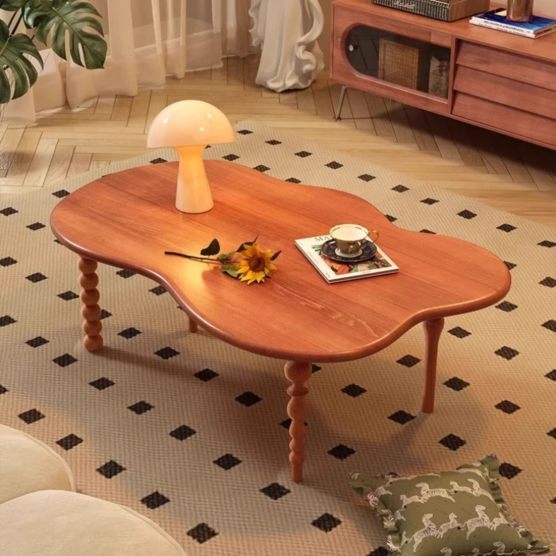 طاولة القهوة اليابانية الفريدة من نوعها غير النظامية Japandi الحد الأدنى التعشيش طاولة القهوة الفاخرة الشمال ميسا دي سنترو سالا أثاث المنزل