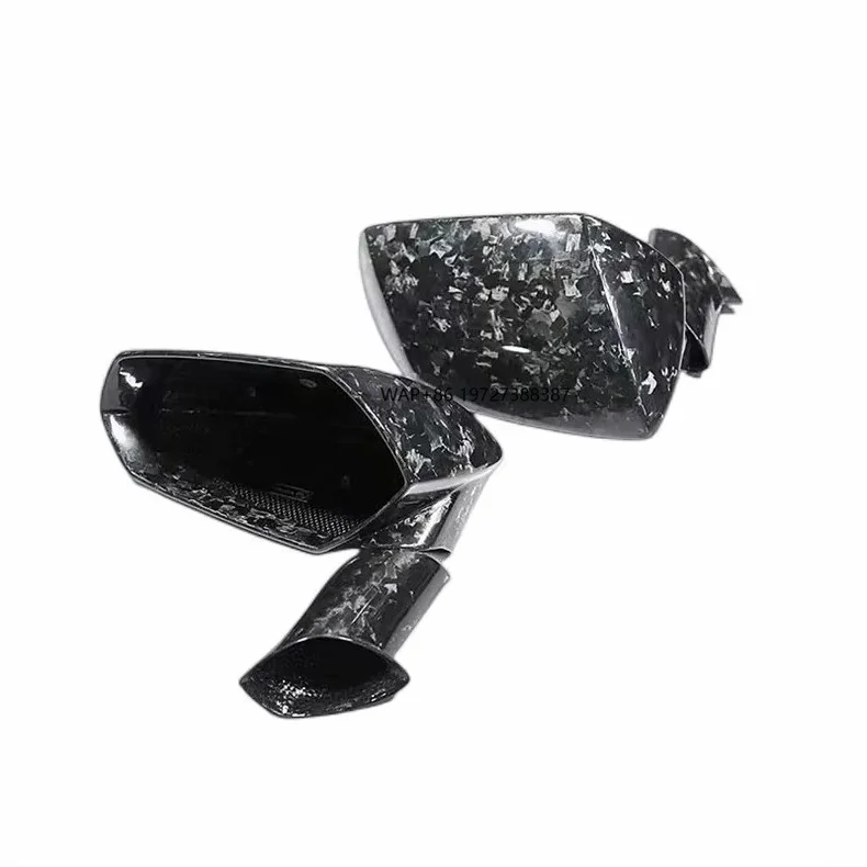 

Dry Carbon Fiber Forged Pattern Rearview Mirror for Aventador LP700 LP720 Exterior Mirror CoverHigh quality