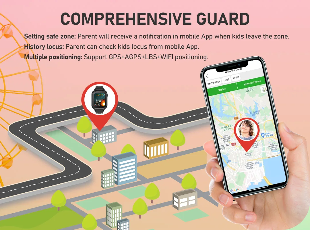 Wonlex 4G Smart Watch Bambini GPS WiFi Localizzazione scolastica Monitor Telefono Orologio KT28 Videochiamata SOS Bluetooth App Negozio Smart Baby Watch