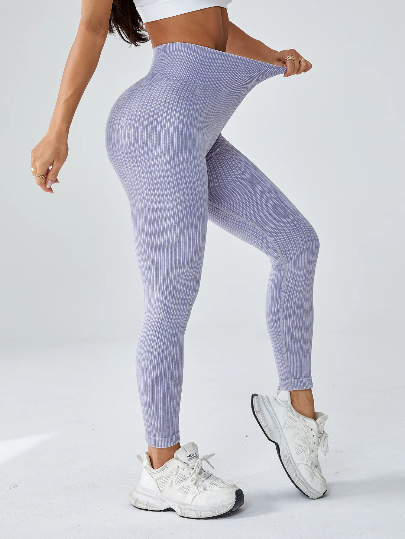 Legging Olahraga Wanita Pakaian Olahraga Wanita Legging Gym Pakaian Yoga Mulus Celana Sporty Fitness Celana Panjang Wanita Pakaian Wanita