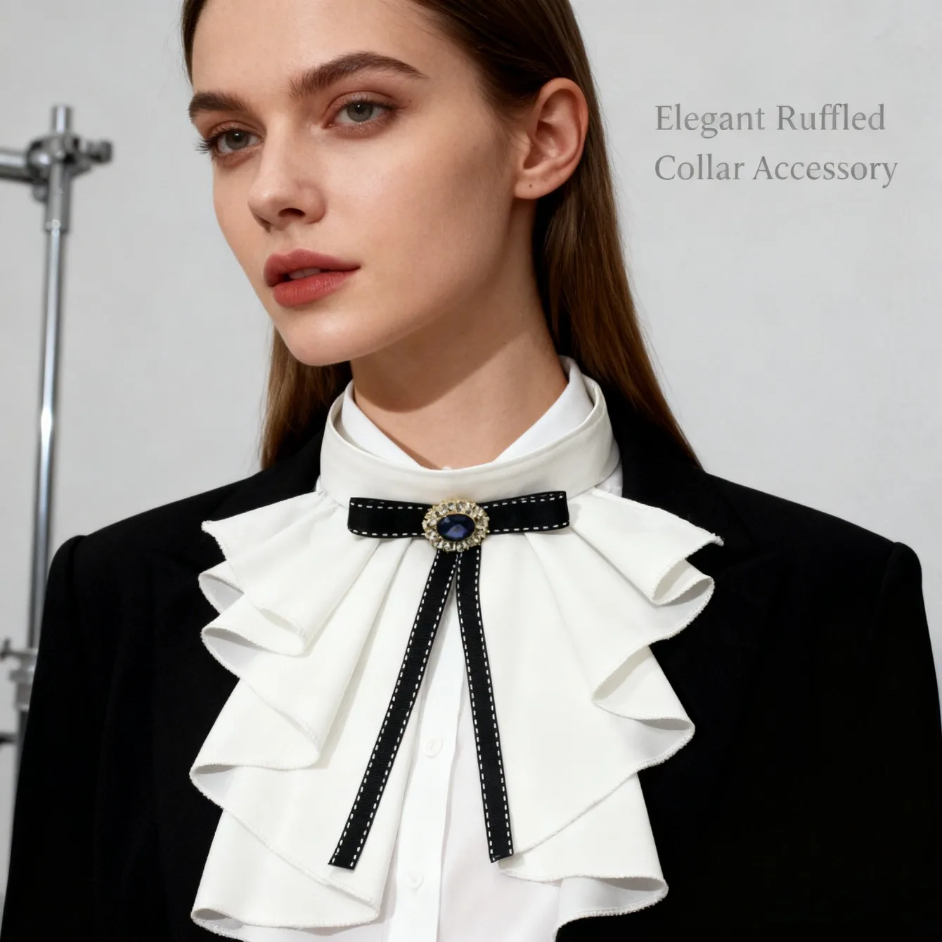 

Сладкая Лолита, искусственный воротник, стильная рубашка-комбинезон, одинаковый декоративный аксессуар для выступления на сцене