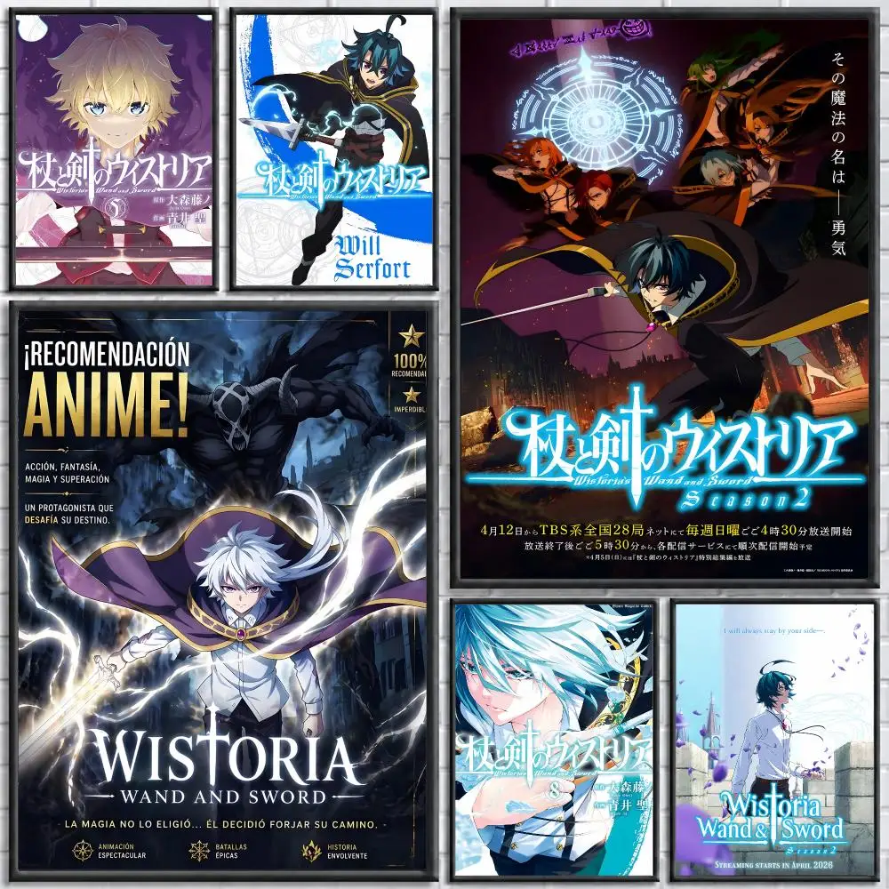 Anime Wistoria: Wand and Sword Poster Print Wall Art Pictures Canvas Painting Living Room Bedroom Home Decor