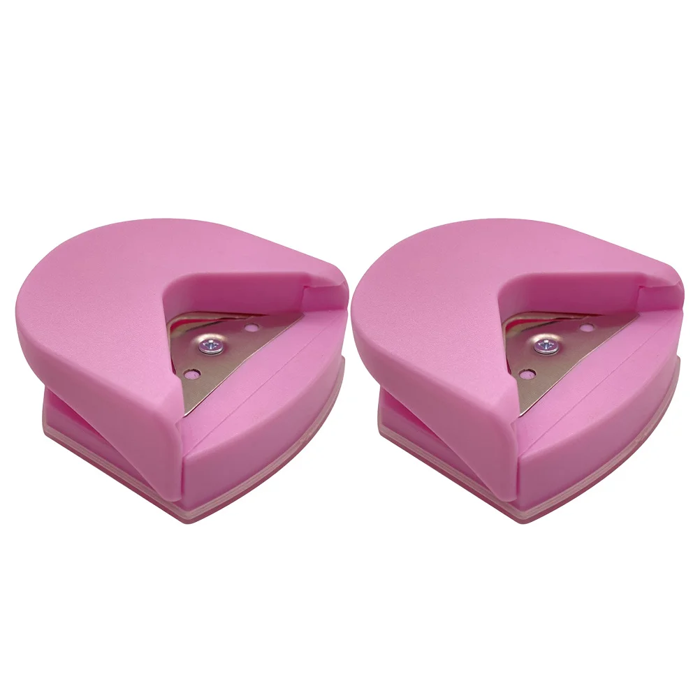 2pcs Corner Rounder Punch Tool For Paper Craft Photo Scrapbook Plastic Picture Trimmer Diy Making Accessories