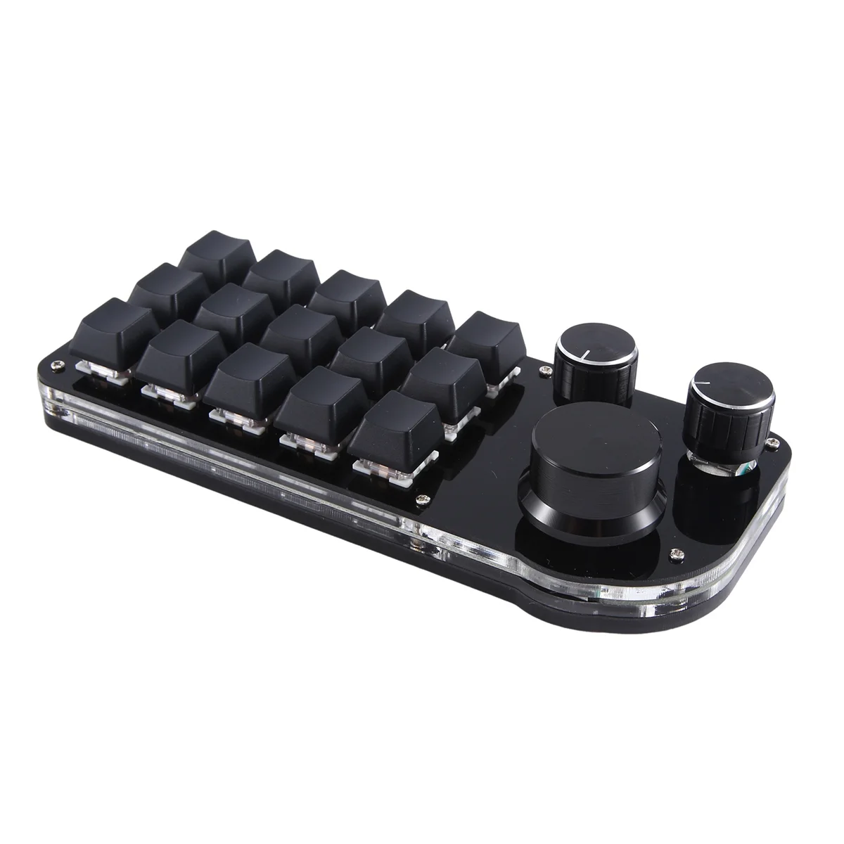 

Upgraded Programming Macro Custom 15 Keys 3 Knob Keyboard Mechanical Hotswap A