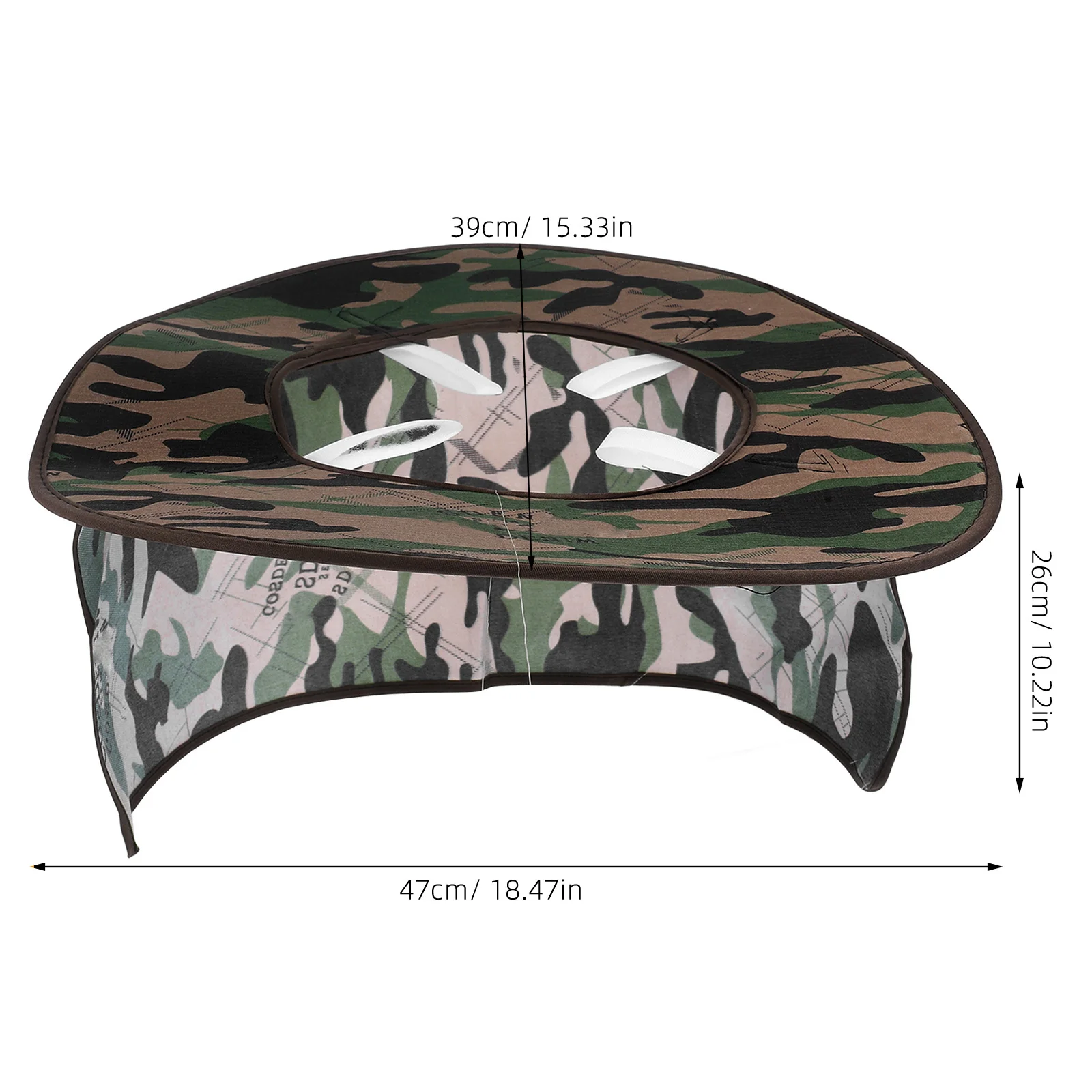 Pelindung Matahari Helm Kerja Model Lebar, Bernapas, dengan Penutup Leher yang Dapat Dilepas, Aksesoris Pelindung Matahari untuk Helm Kerja