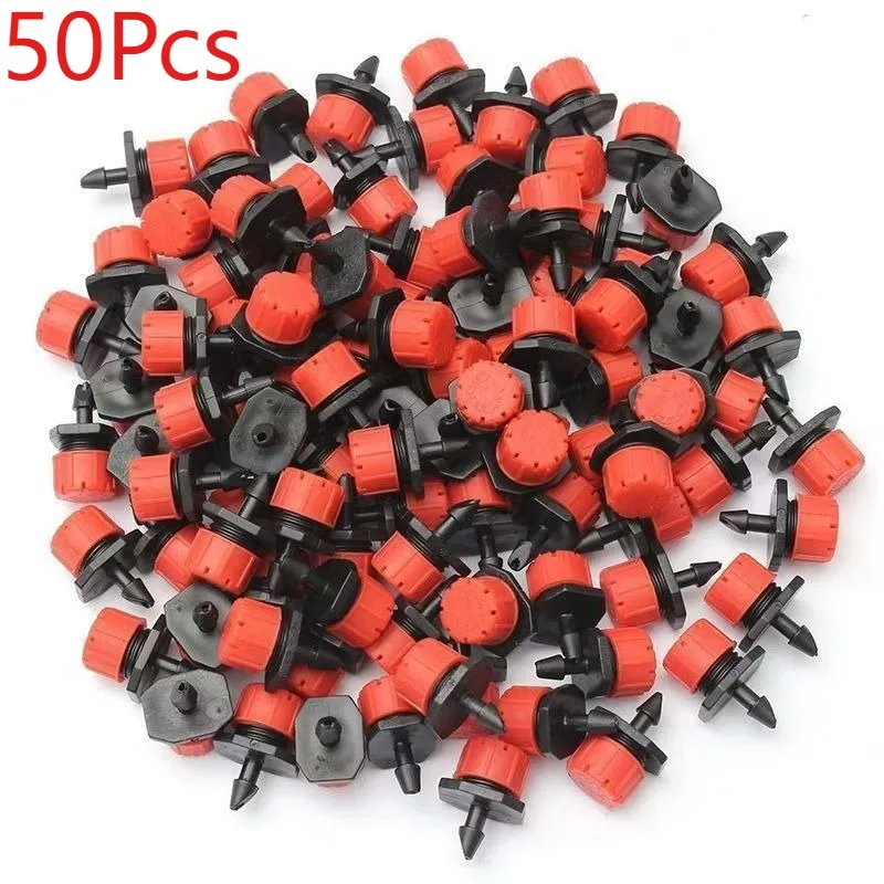 50/100Pcs  Eight hole Little Red Riding Hood Adjustable Irrigation Garden Size Dropper Fruit Tree Special