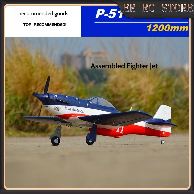 

New Sell Well Rc 1200mm P-51 "Mustang" Electric Remote-Controlled Fighter Space Model Wwii Fixed-Wing Aircraft Birthday Gift