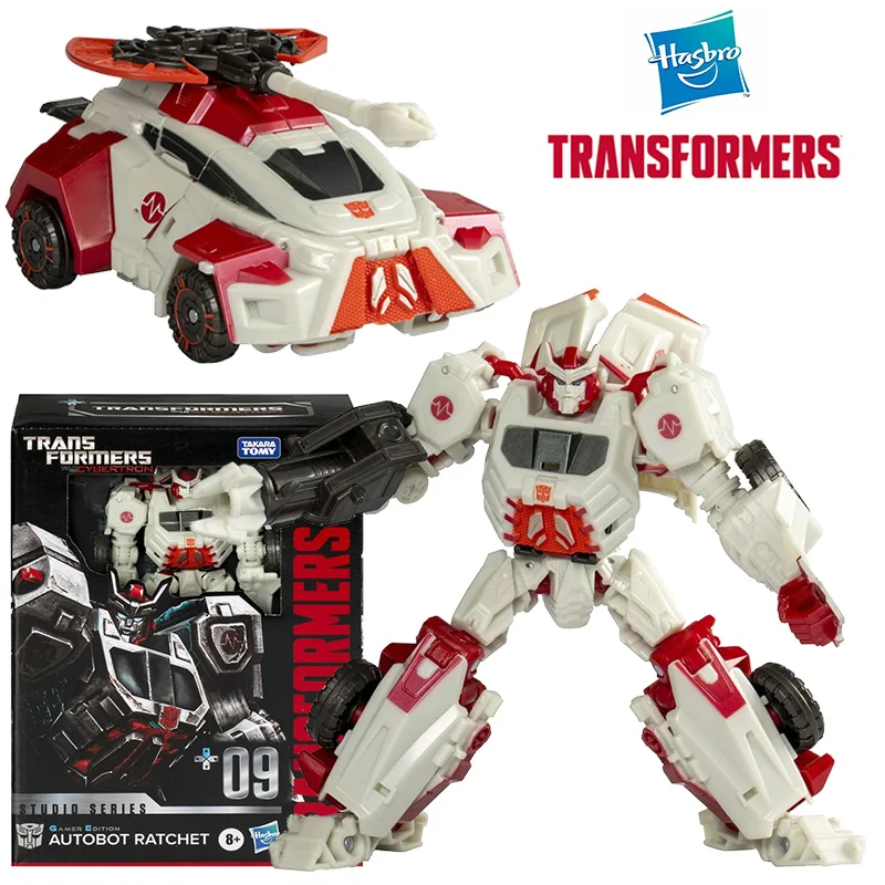 Hasbro Transformers WFC Studio Series SS09 Ratchet Game Edition Deluxe Class Original Action Figure Model Toy Gift Collection