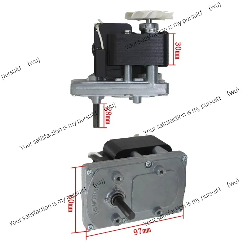 1pcs 230V Reduction Motor for Electric Oven Kitchen Bathroom Industrial Equipmentgas Range Toaster Motor Reduction Gear Box Gear
