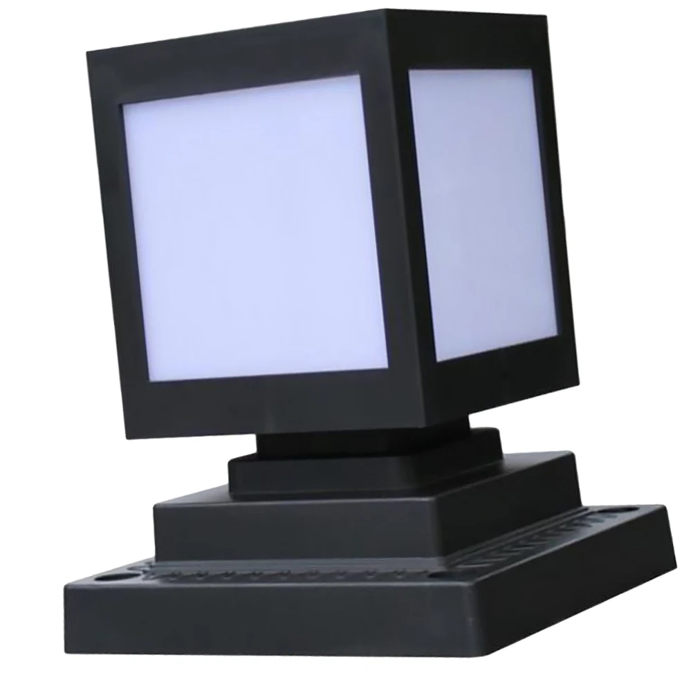 

Solar Powered Fence Lights High Brightness Garden Outdoor Light Waterproof Post Lamp Cap Lawn Solar Light for Outside Stylish