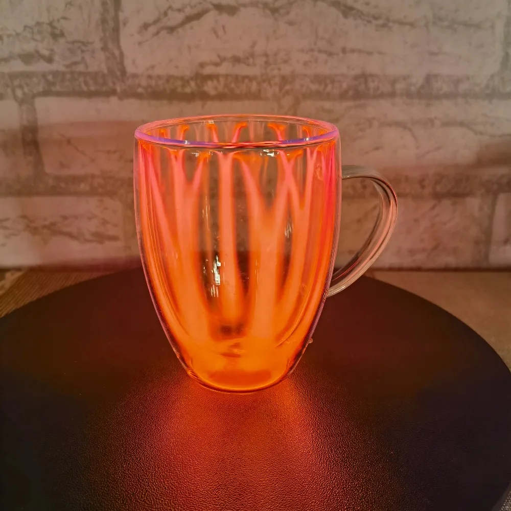 Luminous Plasma Cup & Plasma Ball, Glowing Plasma Cup Novelty Decorative Light Base D275mm XH10mm Cup Size D86mmxH115mm