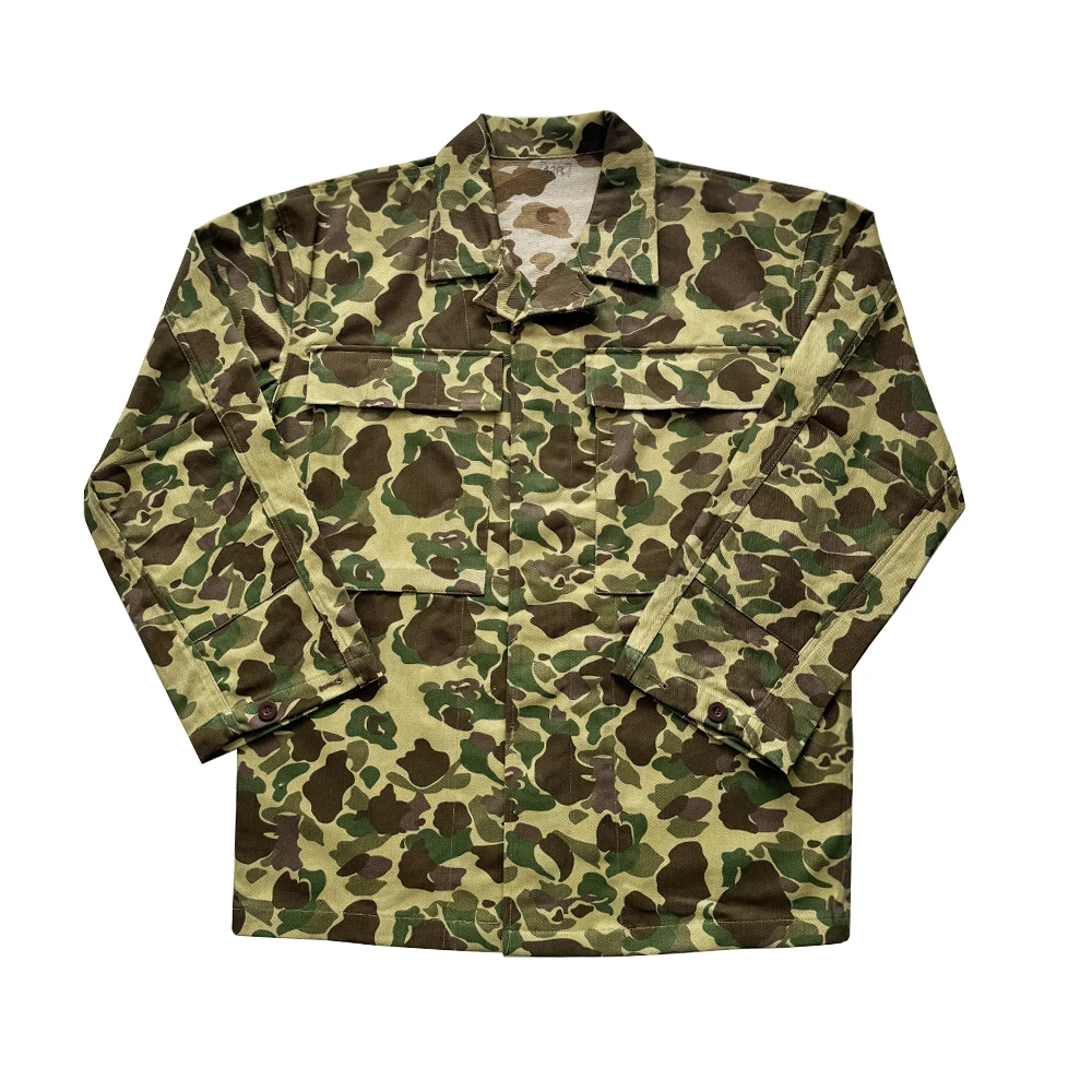 WW2 Uniform US Soldier Camo Pants Training Coat Duck Hunting Double-sided Camo and Pants Leisure Soldier Duck Camo