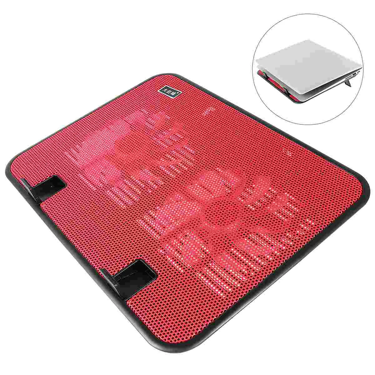 14-inch laptop koelpad Slanke metalen paneelventilatorstandaard Koellichaam Notebookkoeler 2 stille ventilatoren Hoekaanpassing Anti USB