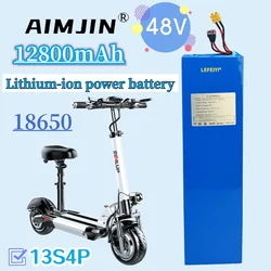 48V 12.8Ah Bike 18650 Lithium Battery 13S4P 800W Scooter Battery Pack 48V 12800mAh Battery