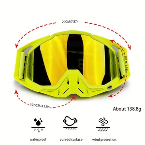 Sunglasses for Motocross Nafeib, Wind Glasses and Resistant Sports for MTB, ATV and Off-Road 5 Main Sales Motocross Glasses - №4