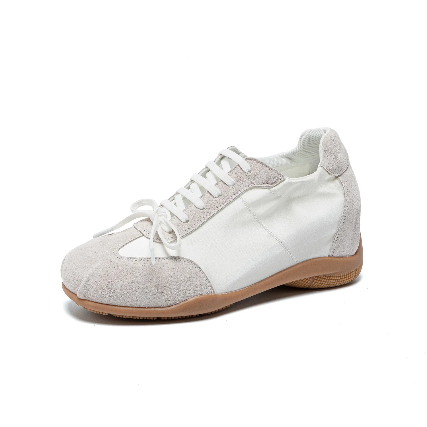 2026 German Trainer Height Increasing Ballet Shoes Hidden Heel Outdoor Sports Shoes Soft Sole Retro Forrest Gump Sports Casual