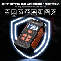 Automatic Car KONNWEI KW520  Truck Battery Tester Charger Lead Acid Car Battery Pulse Repair Tool AGM Gel Lithium 12V 10A 24V 5A