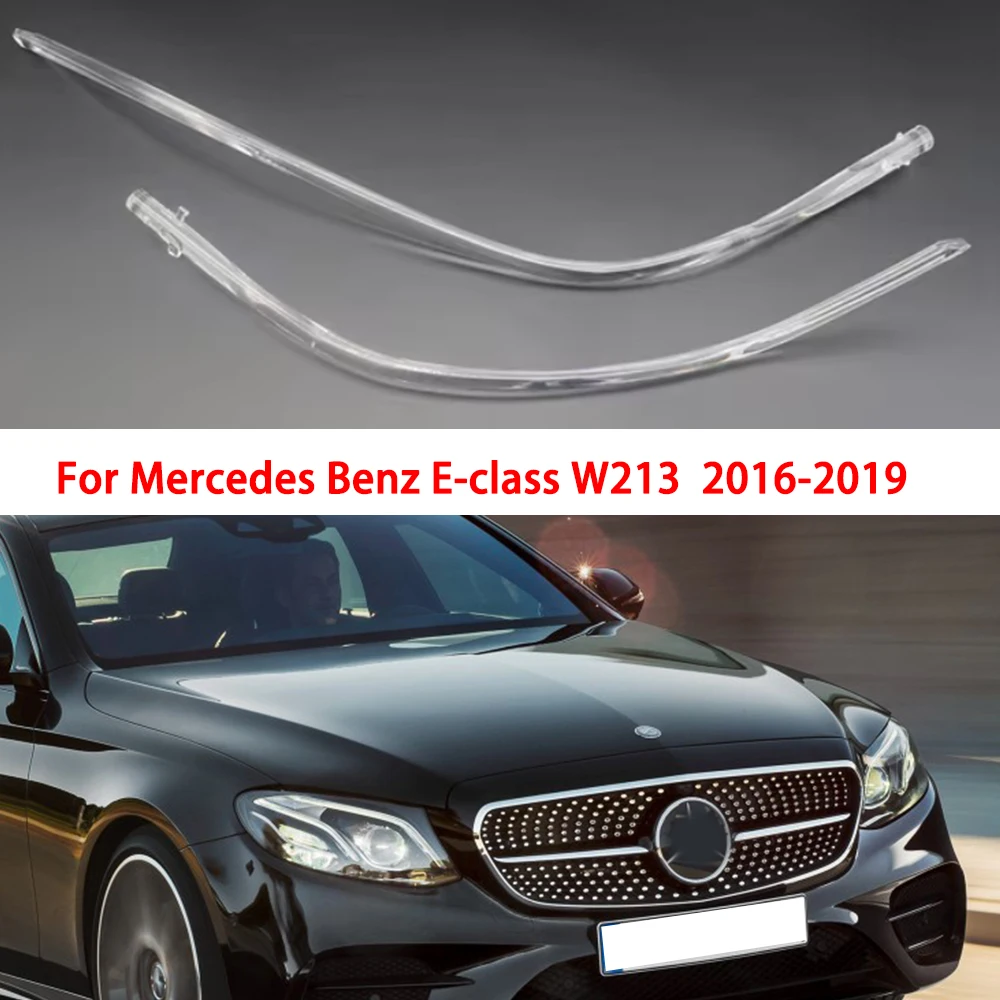 Car Headlights DRL Headlamp Guide Plate For Mercedes Benz E-class W213 2016-2019 LED Strip Daytime Running Lights