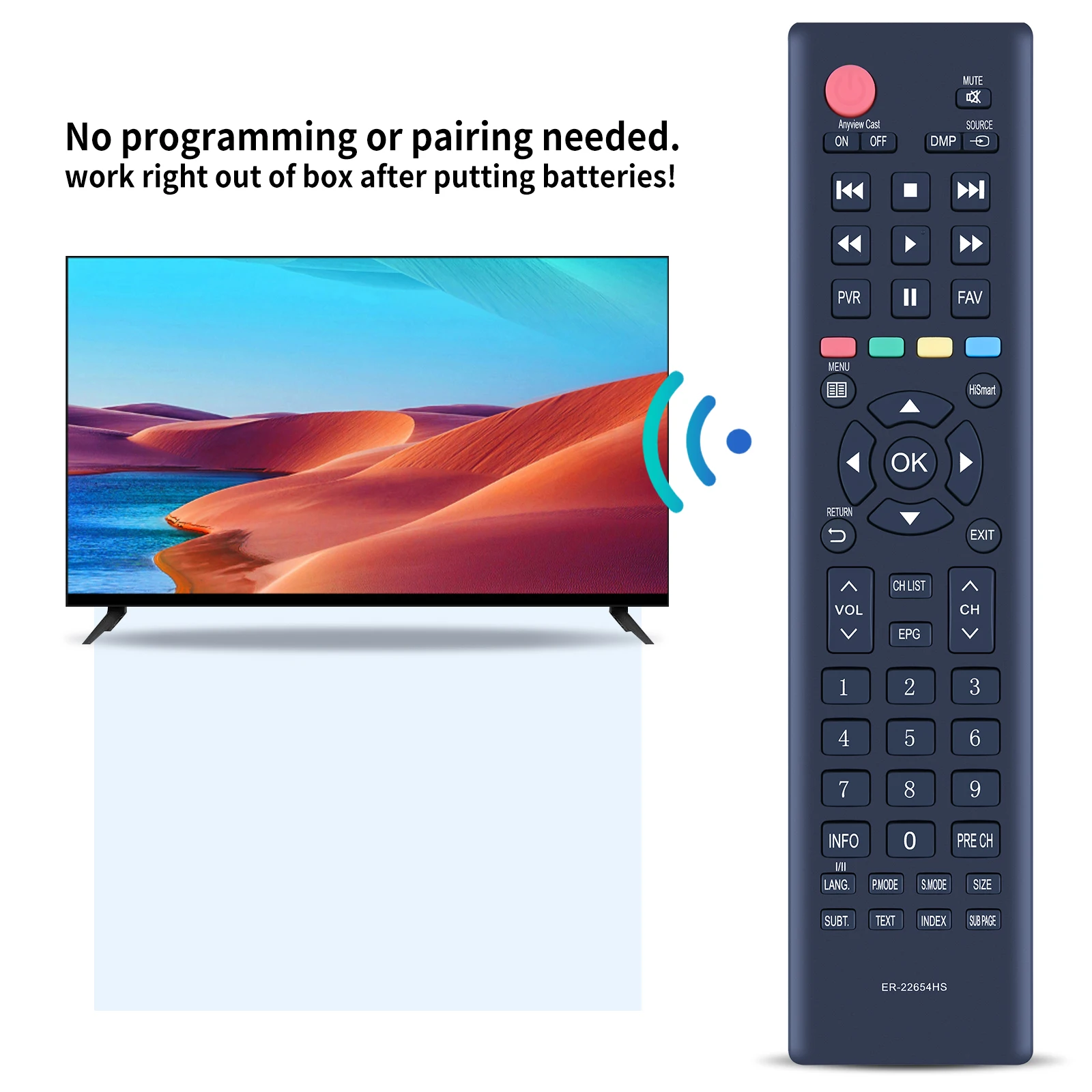 Er-22654hs ER-22645HS Hisense en-22654hs 32K220W 40K220PW 50K220PW 55K220PWG lcd tv