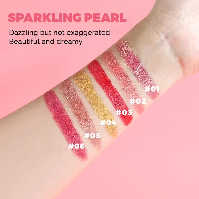 بلسم شفاه لامع يدوم طويلاً مقاوم للماء، لمسة نهائية لؤلؤية لامعة، بلسم شفاه مرطب ناعم، مثالي للاستخدام طوال اليوم #4