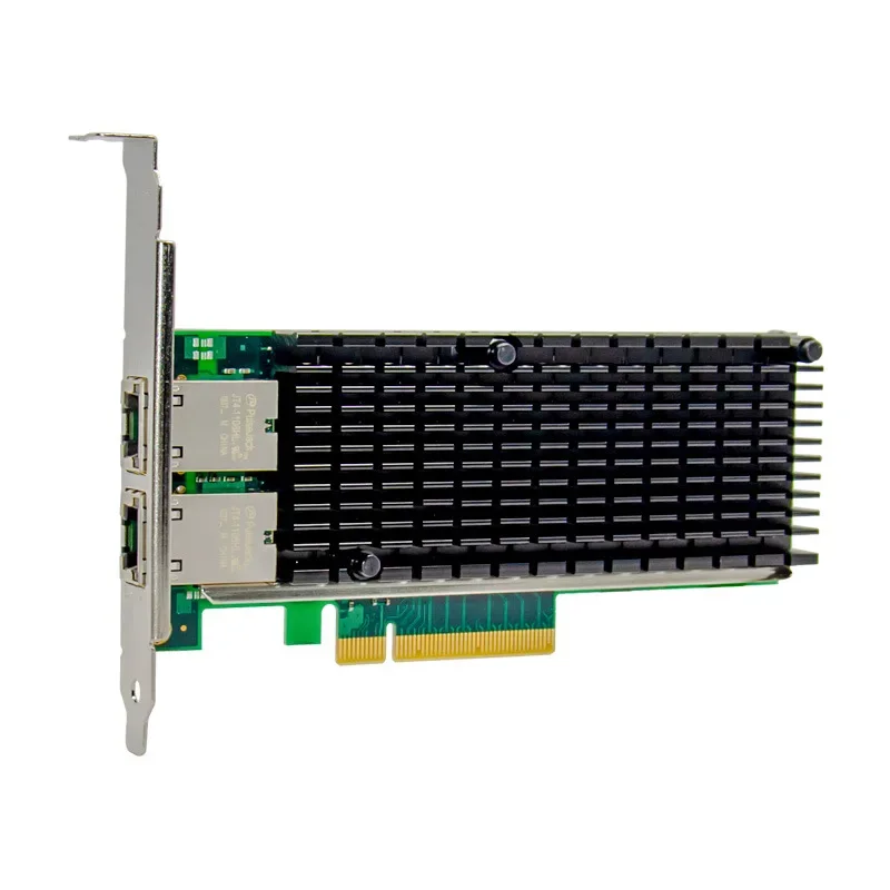 PCIE X8 10 Gigabit Ethernet RJ45 Chip kartu jaringan Port Intel X540 Dual Port 10GbE Server kartu jaringan LAN 2 Port