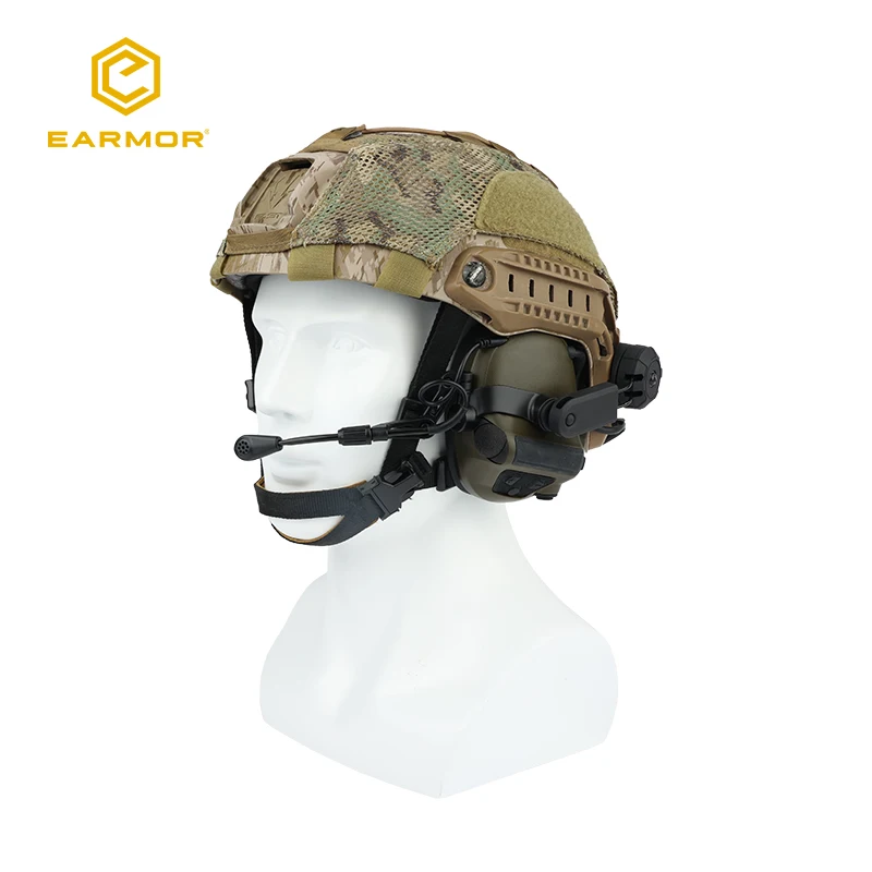 Earmor Professional MilPro Tactical Headset Anti-EMI/RFI Interference Communication Personal Defense Equipment