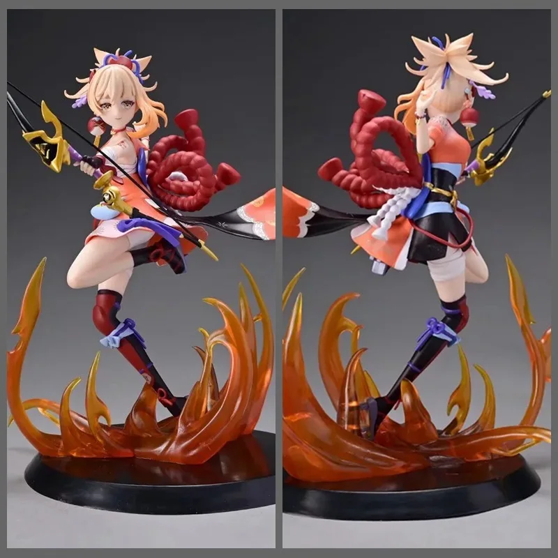 25cm-genshin-impact-yoimiya-ryuuen-hanamai-figure-desktop-ornament-scene-model-statue-surprise-toys-game-fans-collectible-gift