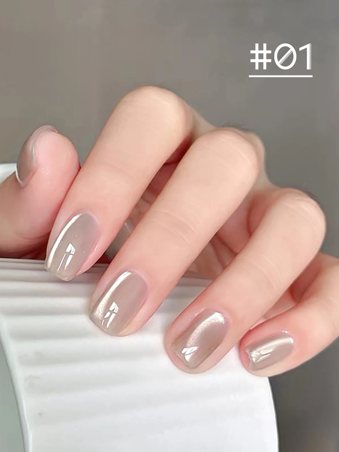 1 قطع WS الدافئة البني تبييض الرجعية القط العين هلام مسمار البولندية الخريف الشتاء شعبية جديدة أنيقة فلاش القهوة براون مسمار الفن