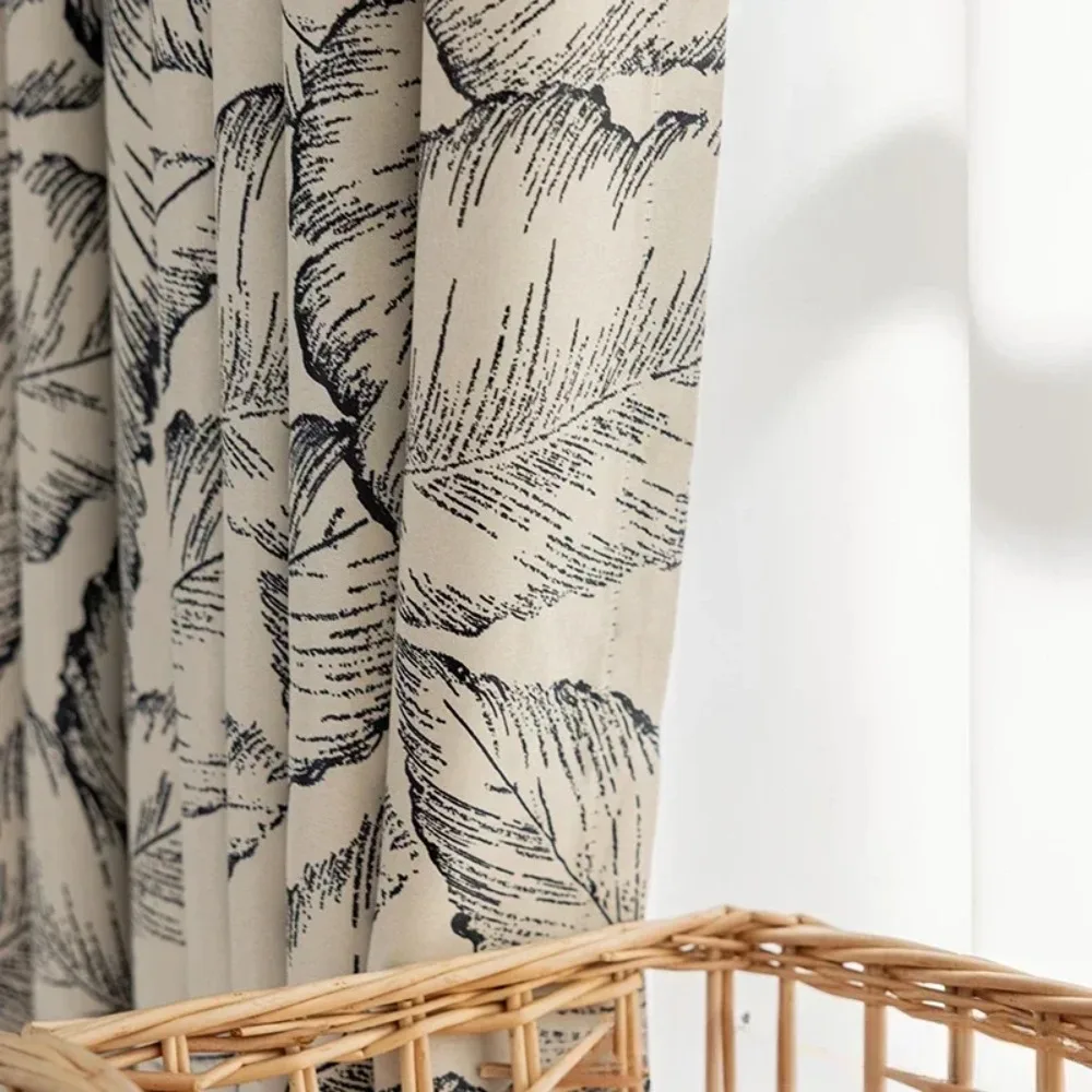 

Принт в стиле ретро, кабинет, детская комната, плотные шторы для гостиной, спальни, столовой, индивидуальный размер, белый тюль, европейский декор Grace