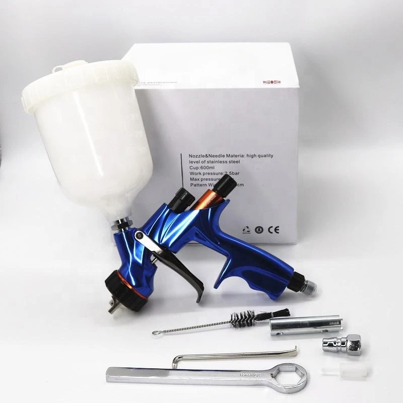 

Original brand newHigh Pressure 600cc 1.3mm Nozzle Spray Gun Air Paint Spray Gun HV·LP Spray Gun Varnish Paint Sprayer Airbrush