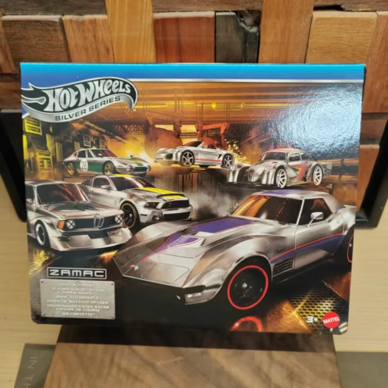 

Новый набор из 6 моделей автомобилей Hot Wheels Zamac Silver Series: Pors-Che, Ford. Коллекционные мини-модели из литого металла для фанатов. Креативный подарок-игрушка.