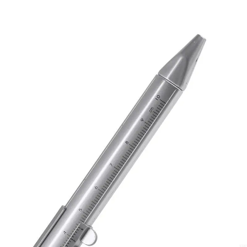 

LXAF Пластиковые шарики Pen Vernier Rule Ruler Multifunction 2in1 Правила гелевых ручек