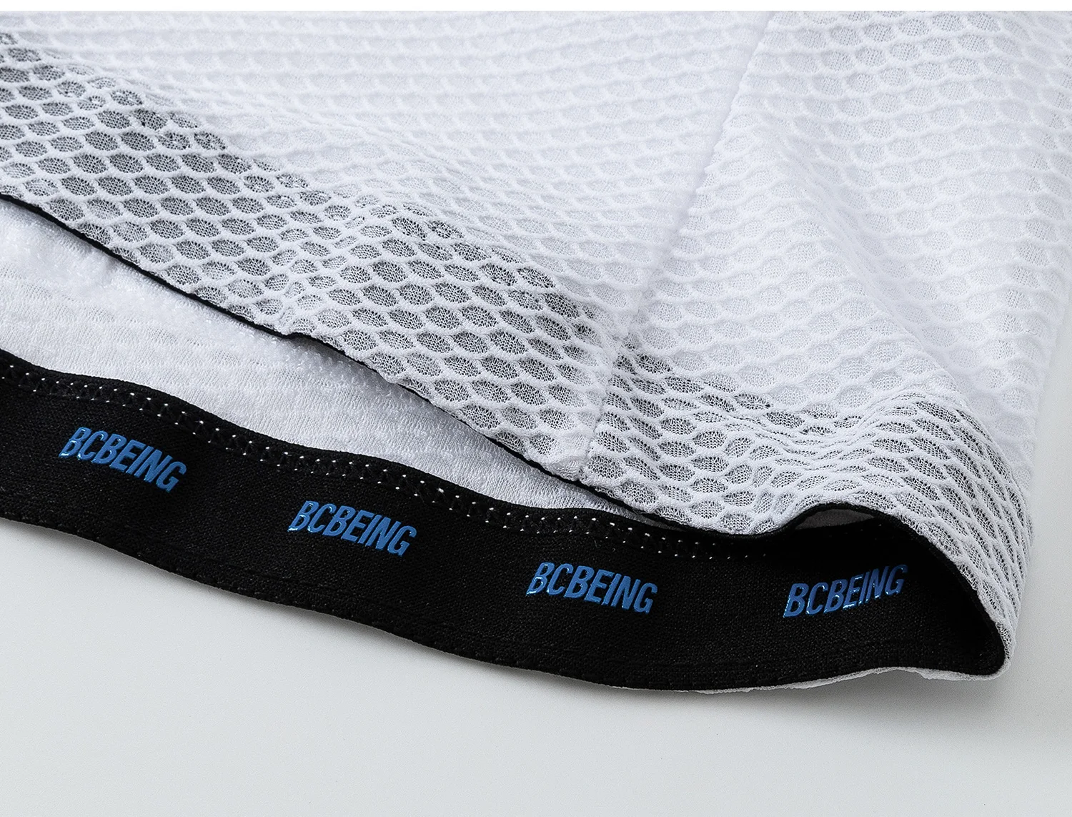 BCBE-ING Herren-Profi-Radtrikot, kurzärmelig, schmale Passform, Netzstoff, Rennrad-Shirt, Kleidung, Maillot Ciclismo Hombre, mit Taschen – Detail 7