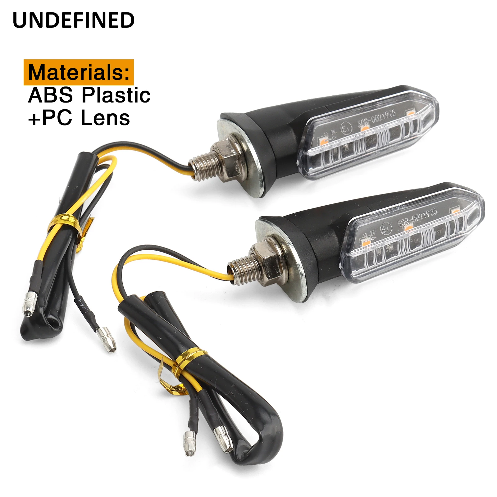 Motorcycle Turn Signal LED Blinker Amber Indicator Waterproof LED Lamp Universal 12V For Honda CBR500R CBR650R CRF250L Rebel 500