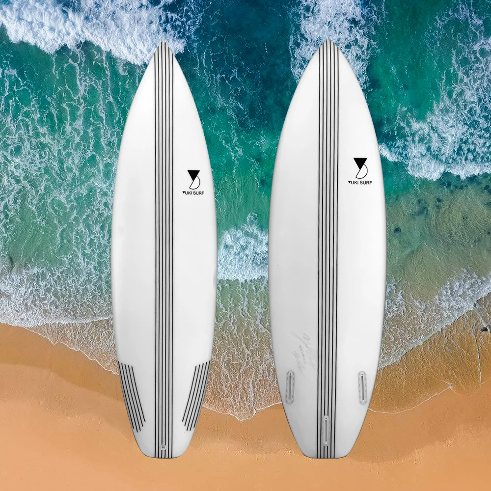 

Factory Wholesale Customized Size Foam Fish Tail Transparent Surfboards Short Board Hardboard Surfboards