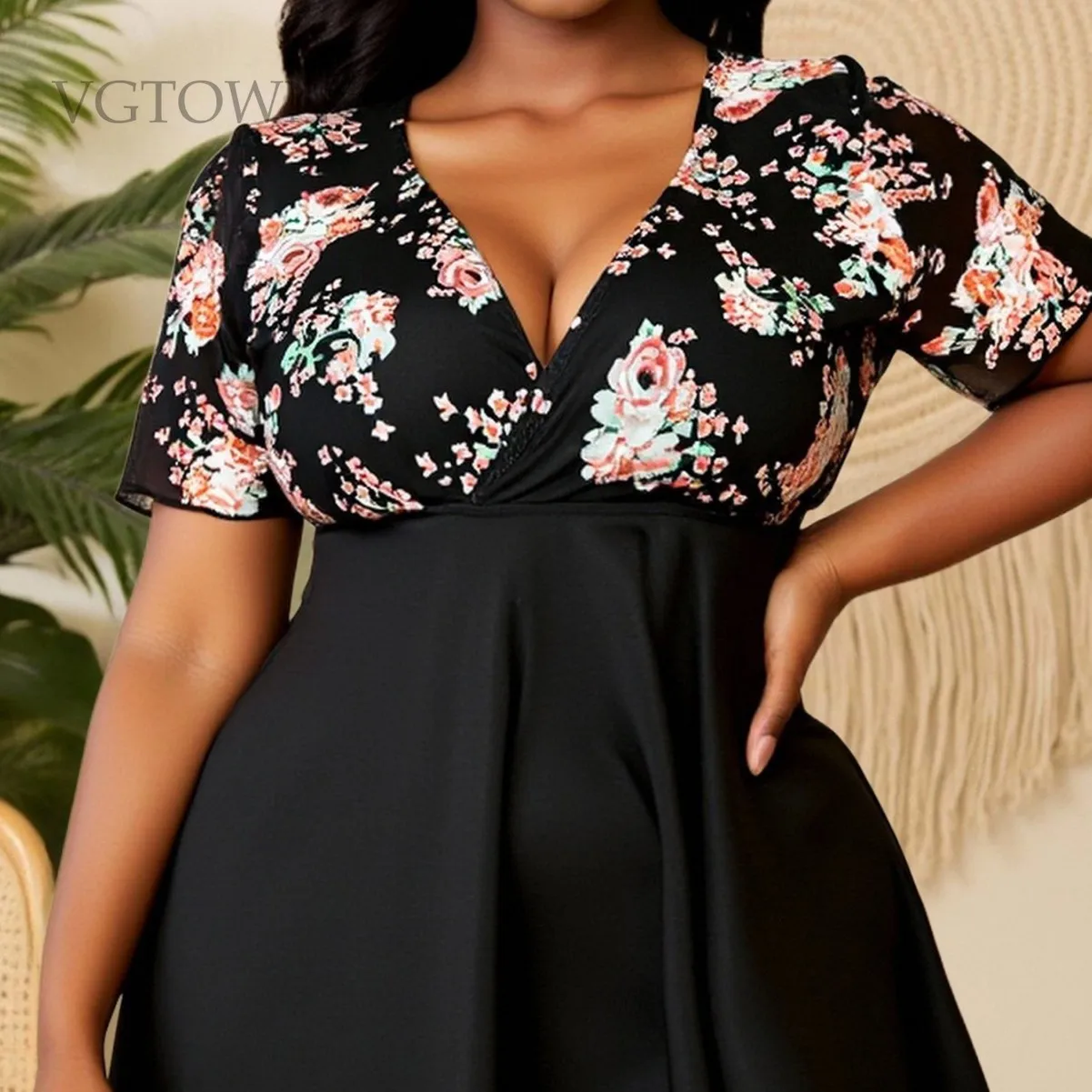 

Two Piece Swimsuit Women 2026 New Plus Size 8XL Bikinis Set Sexy High Waist Swimwear Long Dress Summer Beach Bathing Suit Female