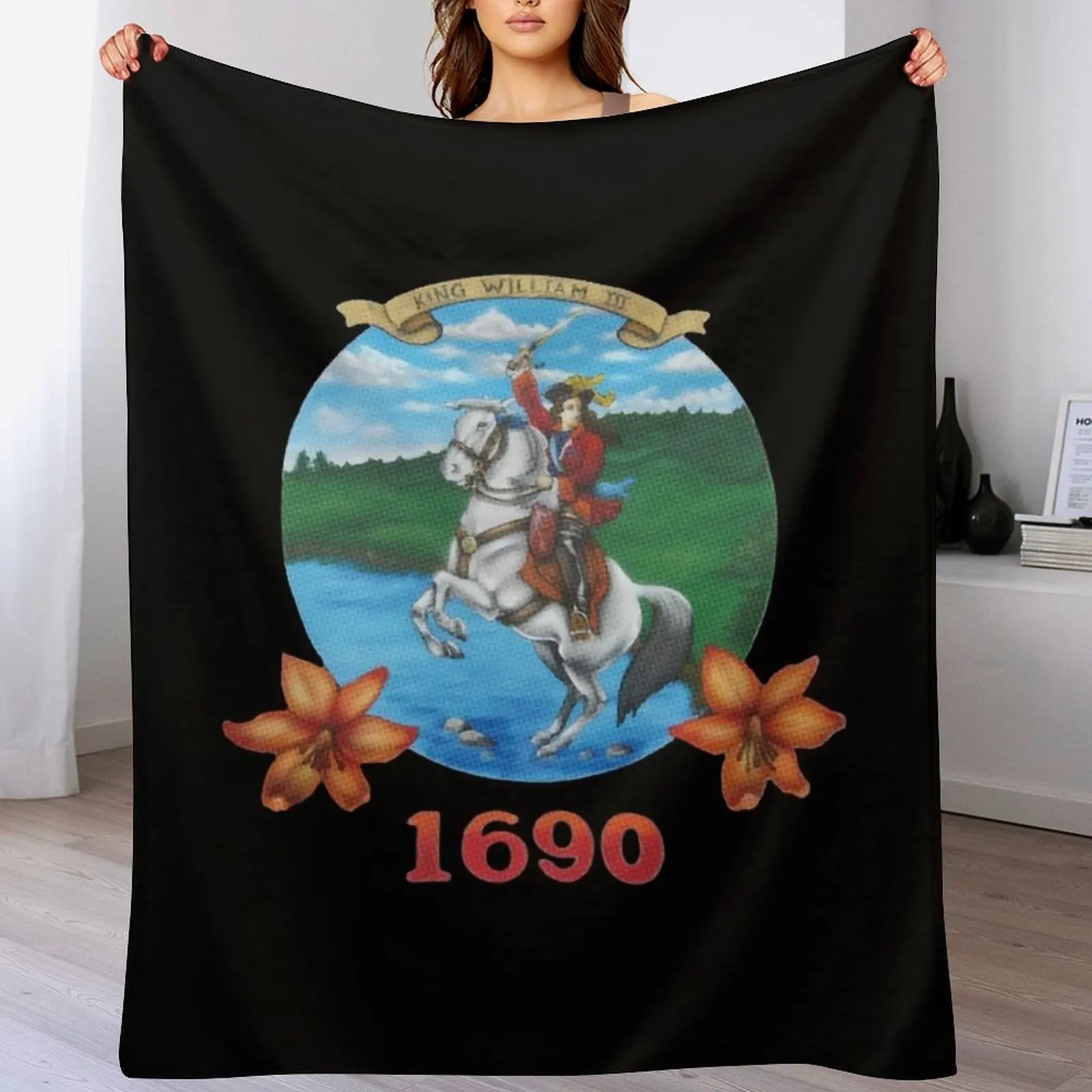 

King Billy - 1690 Throw Blanket Stain Resistant Cozy Warm Blanket
