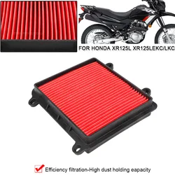 Motorcycle Air Filter For Honda XR125L XR125LEKC/LKC/LEKE 17211-KRH-780 150cc XR150 Engine Intake Purification Clean Element