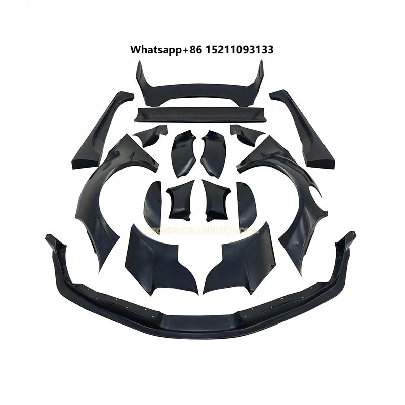 Upgrade to Rocket-B Style Body Kit Front Lip Rear Arch Fender Wide Bodykit
