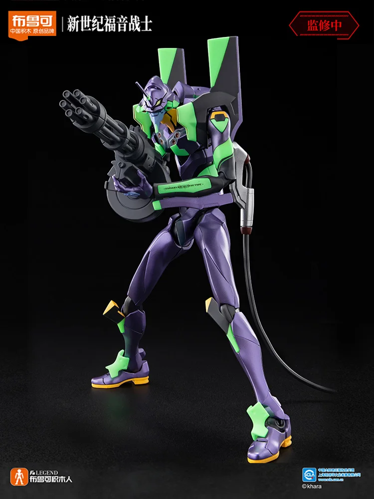 بلوك إيفانجيليون الأصلي EVA-01 شينجي إيكاري ‌   ري أيانامي ‌   نيون جينيسيس تجميعها عمل الشكل أنيمي روبوت درع اللعب الهدايا