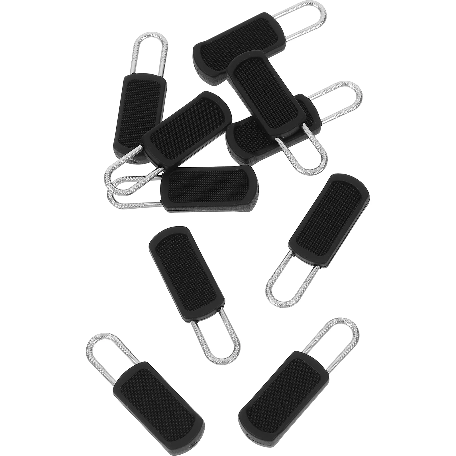 

10pcs Zipper Pull Replacement Metal Zipper Puller Zipper Pull Tab Zipper Replacement Slider Luggage Zipper Repair for Backpack C