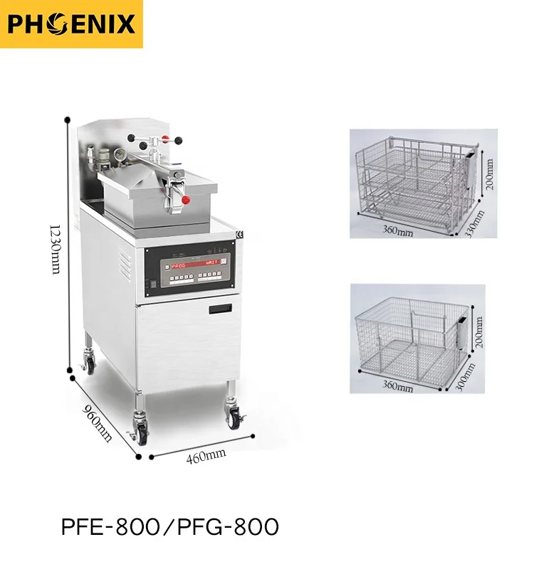 KFC HENNY PENNY 16L 24L 25L CNIX Electric Gas Pressure Fryer Potato Chips Chicken Fried Equipment Fast Food Fryer view 2