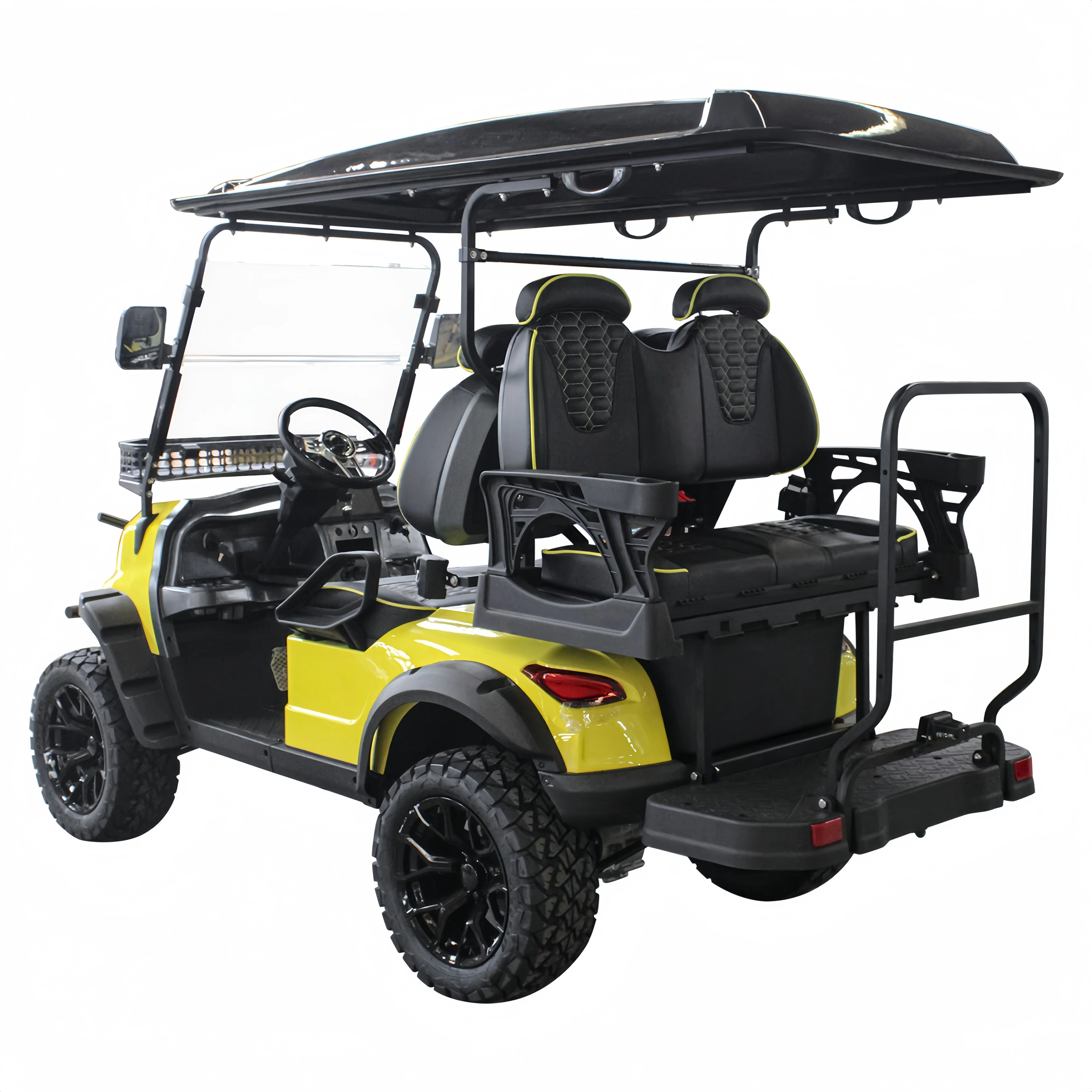 High Powered Road Heavy Duty 4 Seater Electric Golf Cart Electric Hunting Golf Buggy