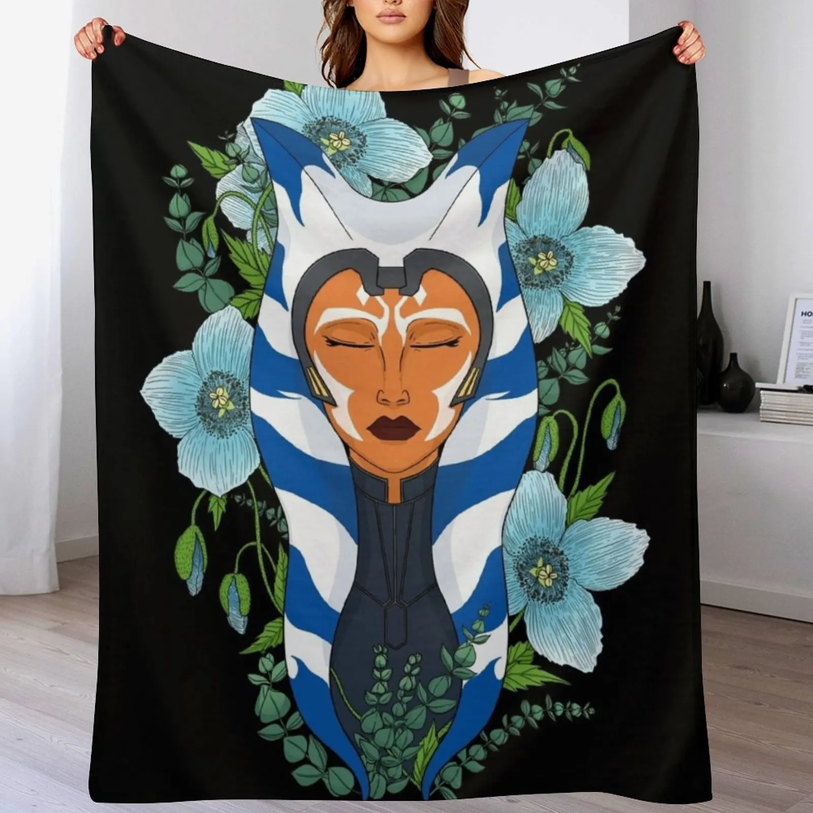 

Ahsoka Throw Blanket Decorative Throw blankets ands Sofas Blankets
