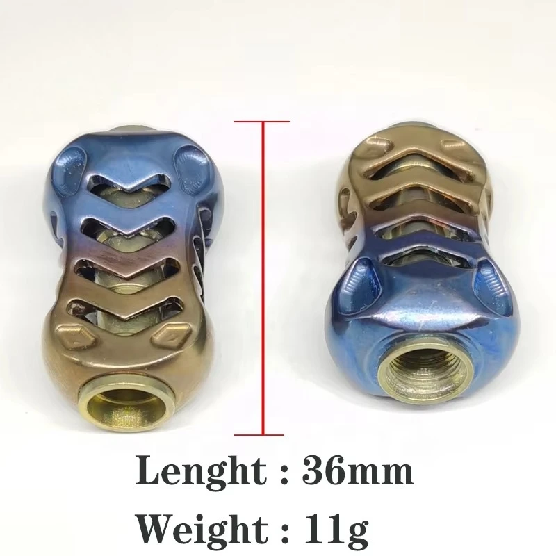 DIY Titanium Alloy Metal Handle Knob, Replacement Accessory for Baitcasting Fishing Reel Custom Modification