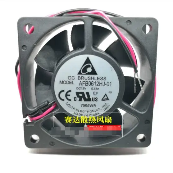 

Delta Electronics TFB0612GHE F00 DC 12V 0.15A 60x60x25mm 2-Wire Server Cooling Fan